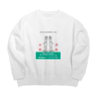 海老の滑板 Big Crew Neck Sweatshirt