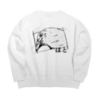 POPPOKOMU-MU-のはとの衣類2 Big Crew Neck Sweatshirt