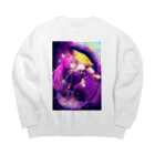 ngrrxxのgalaxy2 Big Crew Neck Sweatshirt