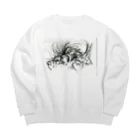 情報資格試験のねこまた【高画質】【支援版】 Big Crew Neck Sweatshirt