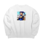 DOPENESSのフォートナイトクリスタルパーカー Big Crew Neck Sweatshirt