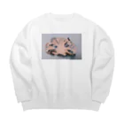 Null2の脳カリフラワー Big Crew Neck Sweatshirt