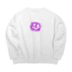 Two with oneのぱーぷるくん Big Crew Neck Sweatshirt