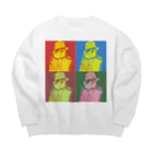 ダルマmonnの中ジャsan Big Crew Neck Sweatshirt