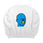 kimoinoの人形ペンギン襲来 Big Crew Neck Sweatshirt