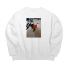 ビッグサイズラー油のアイドルやん Big Crew Neck Sweatshirt