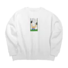 おじじなるらぶの輝くたか☆ゆき作〝よいお年を🌭ww〟 Big Crew Neck Sweatshirt