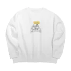 ちーすけさんのお店の女子の日常 Big Crew Neck Sweatshirt