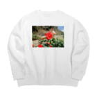 あじさいさんのあの日の薔薇 Big Crew Neck Sweatshirt