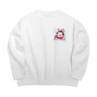 メンタル戦士 サイコロ【公式】のナザムちゃんのサイコロ Big Crew Neck Sweatshirt