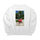 チルTショップのAbandoned Shopping Carts 4 Big Crew Neck Sweatshirt