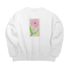 yAe5の一輪の花 Big Crew Neck Sweatshirt