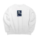 ぱるのへやの宇宙の少女 Big Crew Neck Sweatshirt