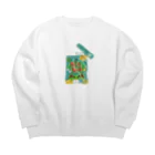 其中カズヒトのカエルラムネ Big Crew Neck Sweatshirt