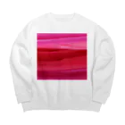 カヨラボ　スズリショップのコーラルおーがんじー Big Crew Neck Sweatshirt