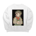 シャー論🍥のキアゲハちゃん Big Crew Neck Sweatshirt