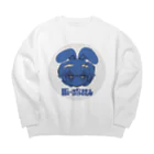 おつかれ帝国のバニーはなきむし（ぱすてるぶるー） Big Crew Neck Sweatshirt