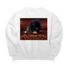 ポメラニ･アンのあったかふわふわ Big Crew Neck Sweatshirt