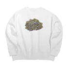 takarakunのしめじ Big Crew Neck Sweatshirt