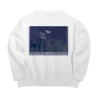 膝舐め・ショッピングセンターのMelty Night / 株式会社マリーナ水島観光 Big Crew Neck Sweatshirt