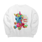 SWのHORSE DOLL Big Crew Neck Sweatshirt