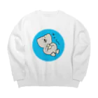 けちゃっぷごはんのお店のほけ〜っとした、ラッコ🦦 Big Crew Neck Sweatshirt