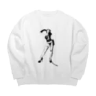 ひとちゃん(蒼兎一美)のおみせのひとちゃんキメキメ Big Crew Neck Sweatshirt