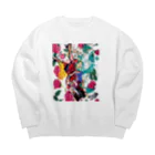 SumireKimuraのノエが好きなんだよね Big Crew Neck Sweatshirt