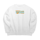 てんぐかわはぎのテンカワ模様 Big Crew Neck Sweatshirt