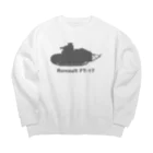 puikkoの戦車　ルノーFT-17（黒） Big Crew Neck Sweatshirt