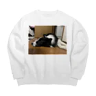 ボーダーコリーのゆうちゃんのボーダーコリーのゆうちゃん Big Crew Neck Sweatshirt