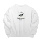 でこぱち商店のムクドリのことずっと好き Big Crew Neck Sweatshirt