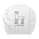 2Dうさぎの2Dうさぎ エゾユキウサギ Big Crew Neck Sweatshirt