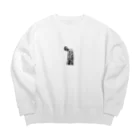 nami73のGloomy Ghost  Big Crew Neck Sweatshirt