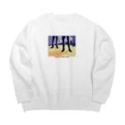 ねこぜもんのDEAD LINE 2AM Big Crew Neck Sweatshirt