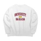 グラフィンのバカダ大学4 BAKADA UNIVERSITY Big Crew Neck Sweatshirt