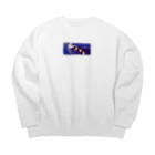 明日のアヒルたち Big Crew Neck Sweatshirt