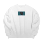 mimosatoの石 Big Crew Neck Sweatshirt