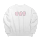 空野彼方のやわらかきめらちゃん Big Crew Neck Sweatshirt