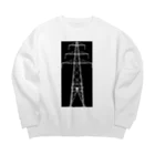 山中 透の鉄塔No.20 Big Crew Neck Sweatshirt