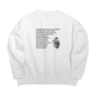 onehappinessのシェルティ　後ろ姿 Big Crew Neck Sweatshirt