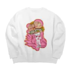 ハイパーコラージュクリエイターズの喝導 Big Crew Neck Sweatshirt