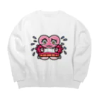 リサイクルショプ かそうのハートブレイクちゃん Big Crew Neck Sweatshirt