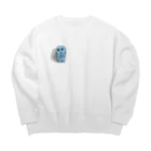 あいぴオリジナルアイテムのハゲ坊 Big Crew Neck Sweatshirt