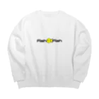 AZEYAN'sのFish and Fish Big Crew Neck Sweatshirt