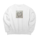 くりえいてぃぶ商店のゆるだらにっきー Big Crew Neck Sweatshirt