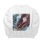 うさたんᕱ⑅ᕱ♥のうさ推し Big Crew Neck Sweatshirt