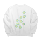 あぶけろのばらまかれゆるけろ Big Crew Neck Sweatshirt