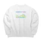 あぶけろのデジタルウィンドウ Big Crew Neck Sweatshirt