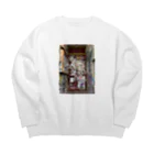 佐々木のベルリンの廃墟 Big Crew Neck Sweatshirt